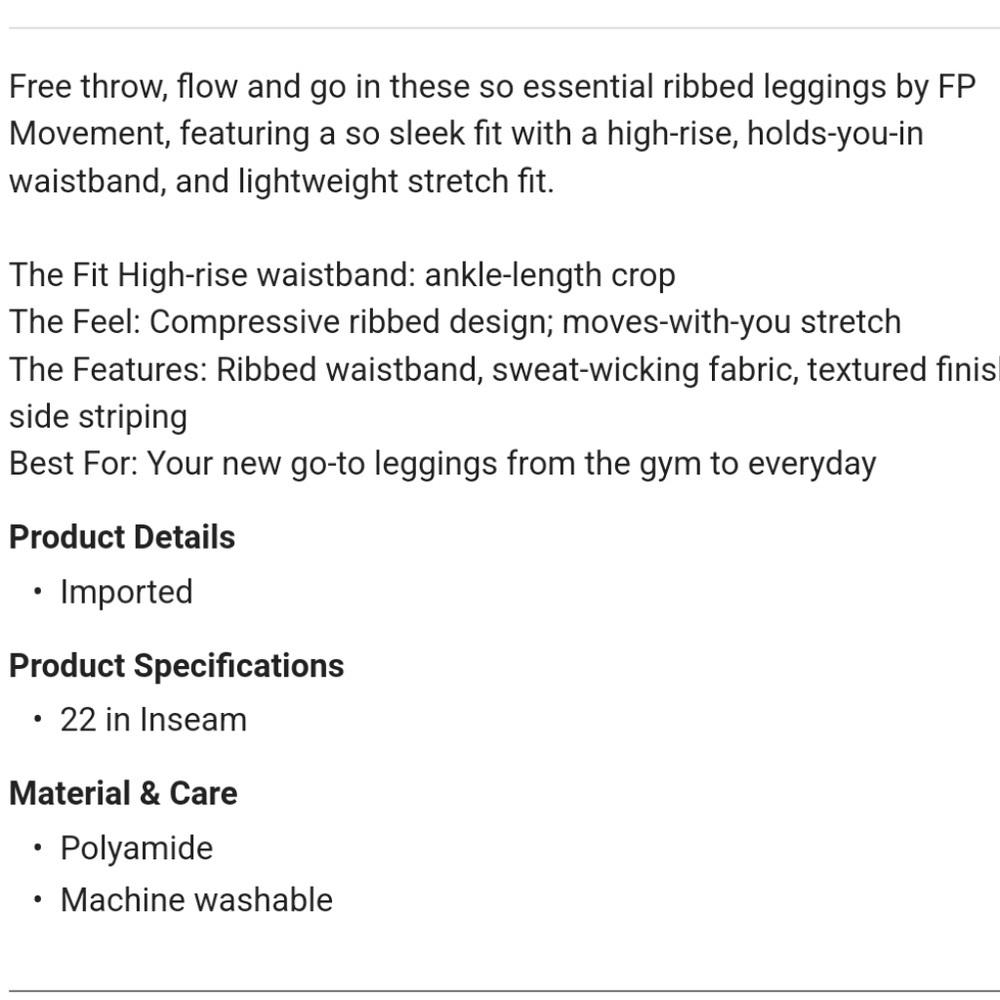 Free People Movement Free Throw Leggings in Bluemoon Quartz-XS - Picture 10 of 11